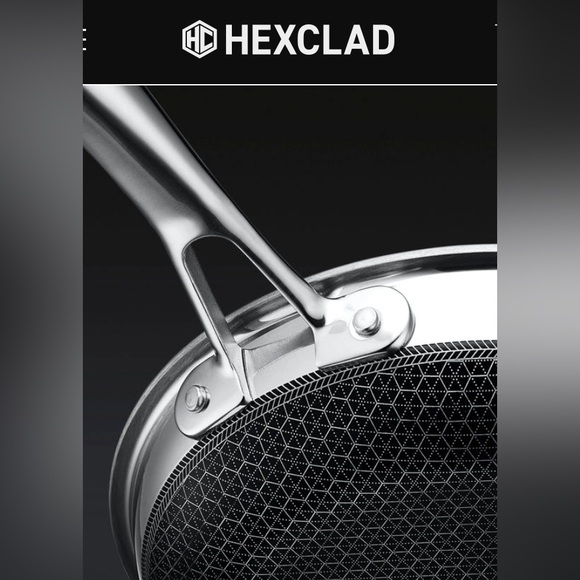 ✨⚡️💥HexClad Hybrid Nonstick 8.5-Inch Frying Pan,Stay-Cool Handle Free glass lids - Picture 1 of 14